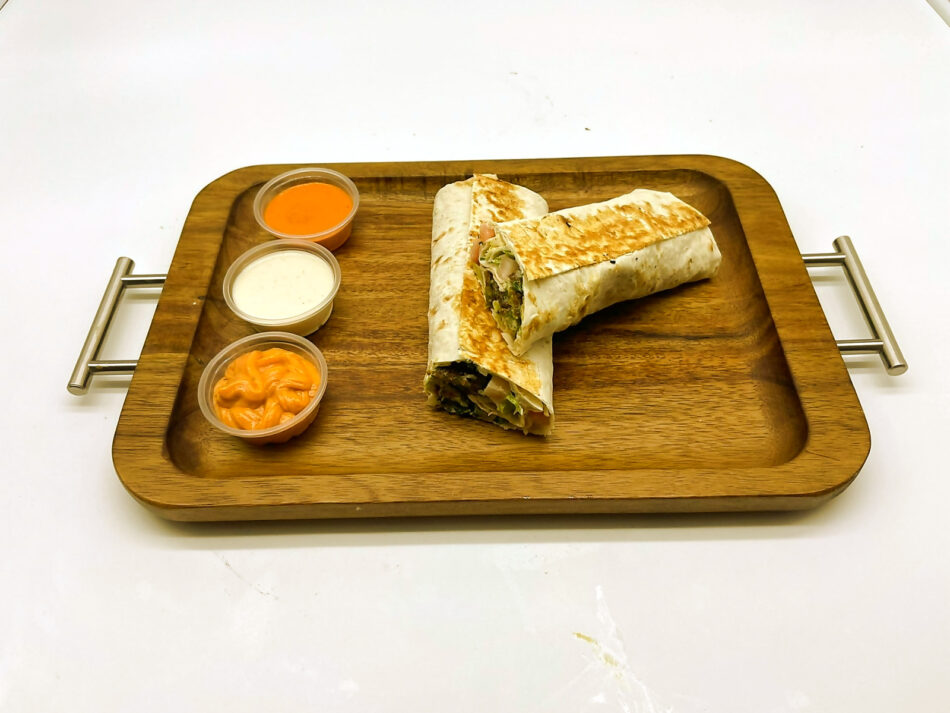 Falafel Saj Wrap
