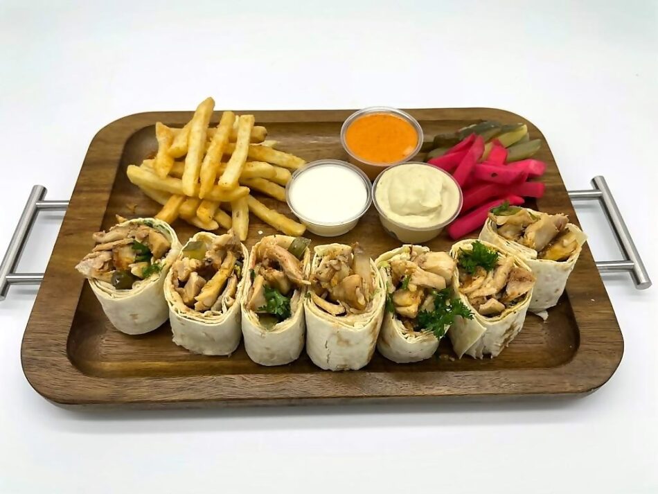 Chicken Shawarma Saj Meal